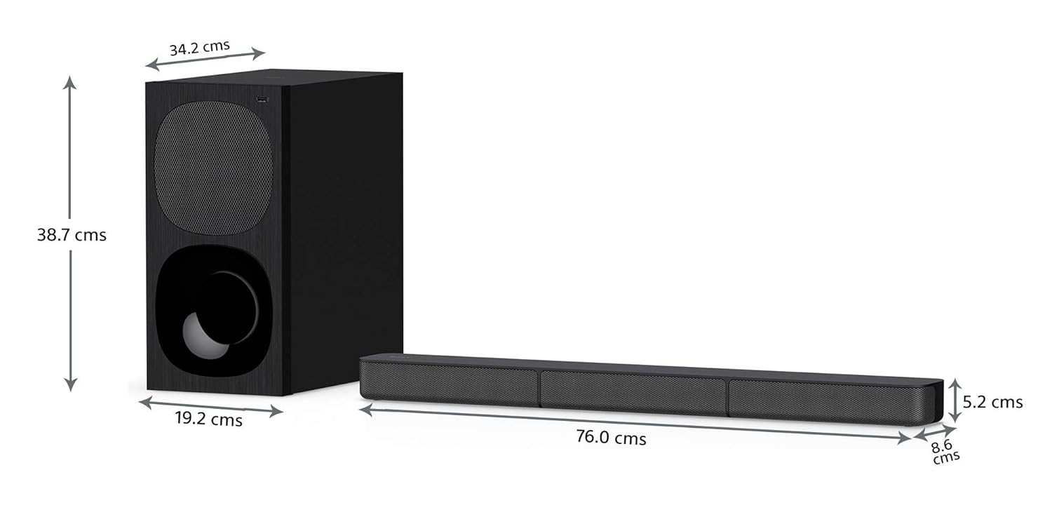 Sony HT-S20R Real 5.1ch Dolby Digital Soundbar for TV